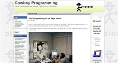 Desktop Screenshot of cowboyprogramming.com