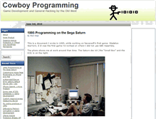 Tablet Screenshot of cowboyprogramming.com